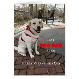 Best Dog Dad Valentijn Labrador Cute