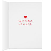 Best Dog Dad Valentijn Labrador Cute (Binnen (Rechts))