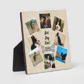 Best Dog Ever Persoonlijk Foto Pet Memorial Fotoplaat (Voorkant)