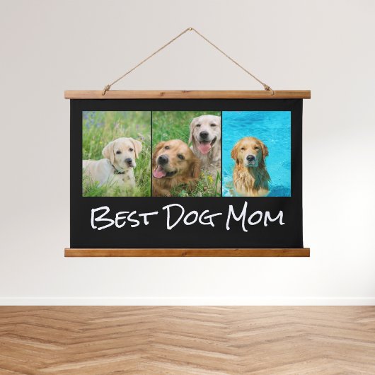 Best Dog Ma 3 Photo Collage Hangend Wandkleed