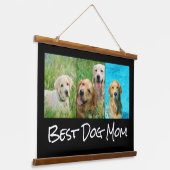 Best Dog Ma 3 Photo Collage Hangend Wandkleed (Gebogen)