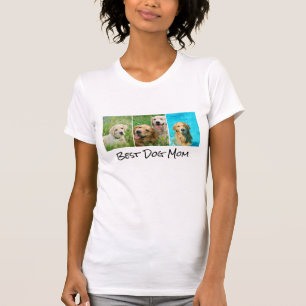 Best Dog Ma 3 Photo Collage T-shirt