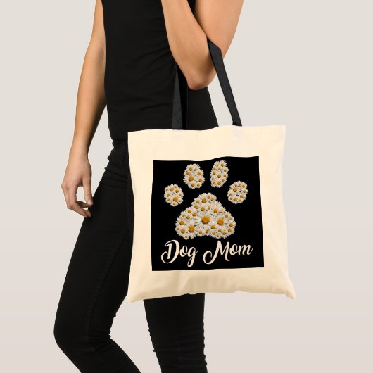 Best Dog Ma Ever Daisy Dog Paw Moederdag Tote Bag (Voorkant (product))