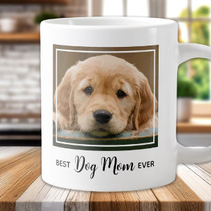 Best Dog Mam Ever Pet Foto Extra Grote Beker