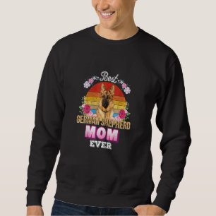 Best Dog Mam ooit Duits Shepherd Floral Trui
