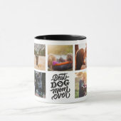 Best Dog Mam ooit Persoonlijke Foto Collage Mok (Midden)