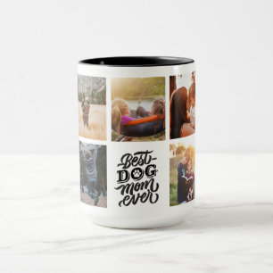 Best Dog Mam ooit Persoonlijke Foto Collage Mok