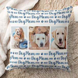 Best Dog Mam ooit Persoonlijke foto Kussen