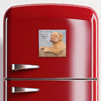 Best Dog Mam ooit  Photo Magnet Magneet