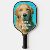 Best Dog Mam Photo Pickleball Paddle (Achterkant)