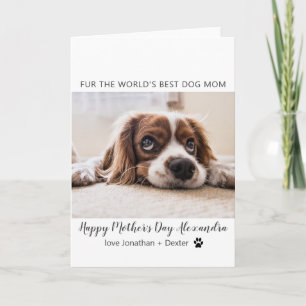 Best Dog Mam ter wereld  Moederdag Kaart