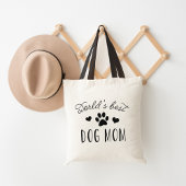 Best Dog Mam ter wereld Tote Bag
