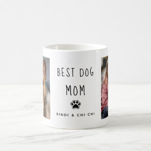 Best Dog Mam   Twee handgeschreven tekstkoffie met Koffiemok