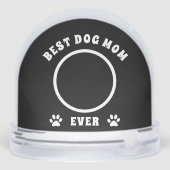 Best Dog Mom Ever Custom Photo Personalized (Arrière)