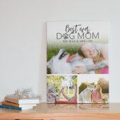 Best Dog Mom Photo Collage Plaque