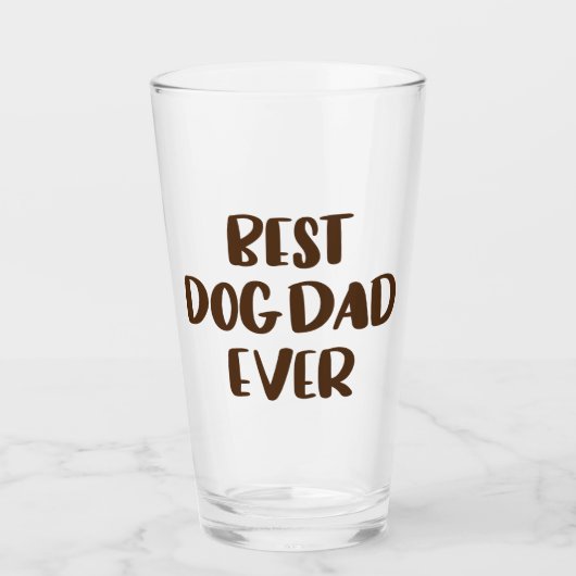 Best Dog Pap Ever Glas (Voorkant)
