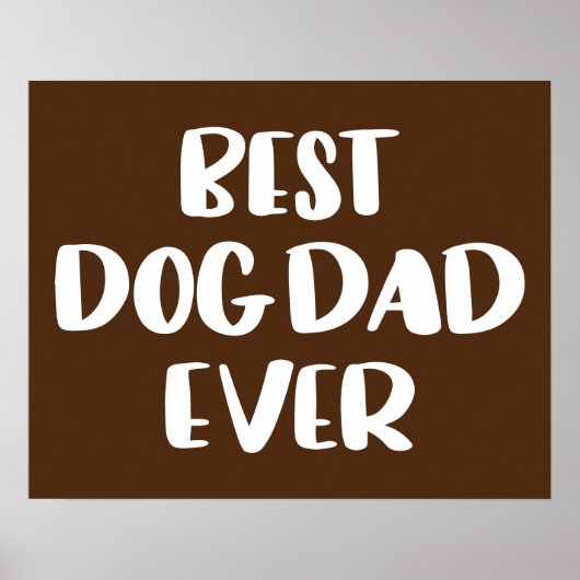 Best Dog Pap Ever Poster (Voorkant)