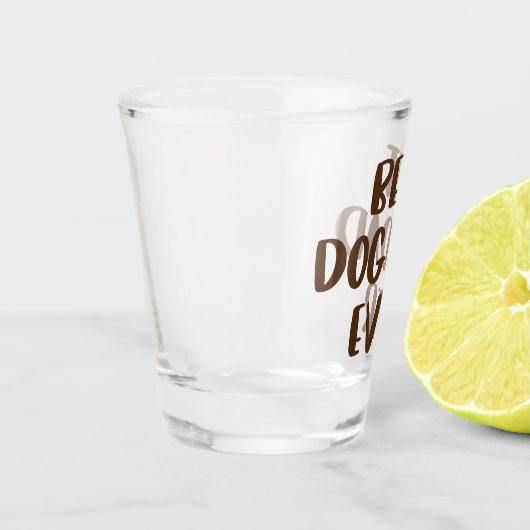 Best Dog Pap Ever Shot Glas (Links)