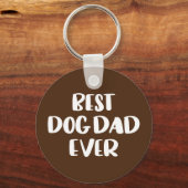 Best Dog Pap Ever Sleutelhanger (Voorkant)