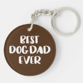 Best Dog Pap Ever Sleutelhanger (Achterkant)