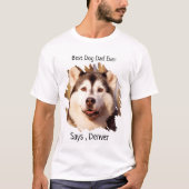 Best Dog Pap Ever T-shirt (Voorkant)