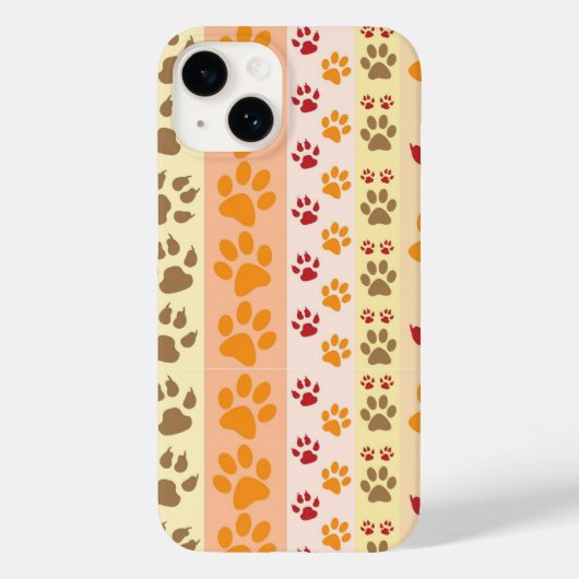Best Dog Paw Print Pets Patroon Case-Mate iPhone Case (Achterkant)