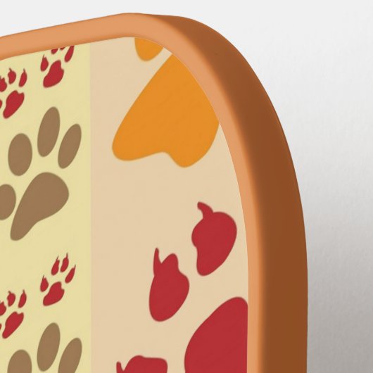 Best Dog Paw Print Pets Patroon Pickleball Paddle (Links Detail)