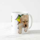Best Dog Personalized Pet Photo Coffee Mok (Voorkant rechts)