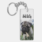 Best Dog Photo Sleutelhanger (Voorkant Links)