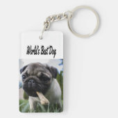 Best Dog Photo Sleutelhanger (achterkant)