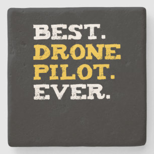 Best Drone Pilot Ever Funny Commercial Quadcopter Stenen Onderzetter