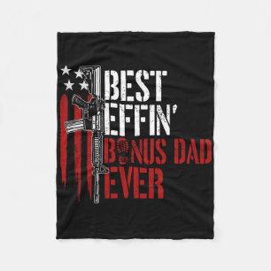 Best Effin Bonus Pap Ooit Pistool Rights America Fleece Deken