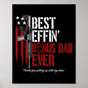 Best Effin Bonus Pap Ooit Pistool Rights America Poster