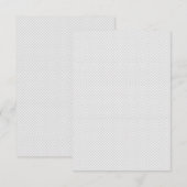 Best ekose çan etek Design 25 RSVP Kaartje (Voorkant / Achterkant)