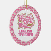 Best English Teacher Gift Ornament (Rechts)