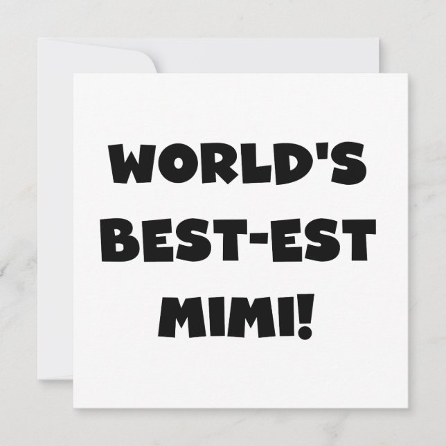 Best-est-Beste Mimi van de wereld de de Zwarte (Voorkant)