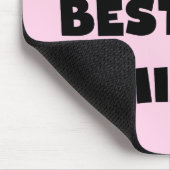 Best-est-Beste Mimi van de wereld de de Zwarte Muismat (Hoek)