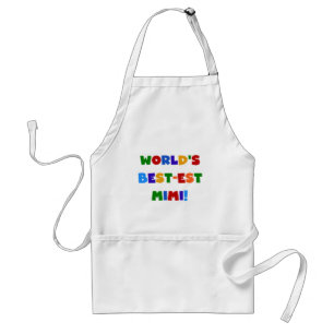Best-est-Beste Mimi van de wereld de Heldere Gifte Standaard Schort