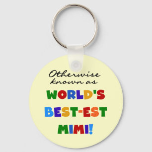 Best-est-Beste Mimi van de wereld de Heldere Sleutelhanger