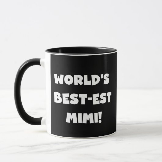 Best-est-Beste Mimi van de wereld de Witte Giften Mok (Links)