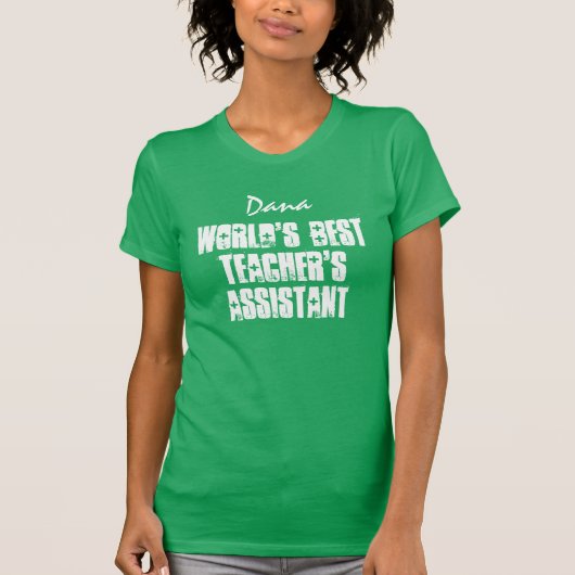 Best Ever Custom, beste medewerker van 's werelds  T-shirt (Voorkant)