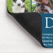 Best Ever Dad Definition 8 Photo Fun Blue Muismat (Hoek)