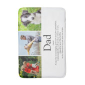 Best Ever Dad Definition Photo Fun Badmat (Voorkant Verticaal)