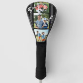 Best Ever Dad Photo Retro Golfheadcover (Voorkant)