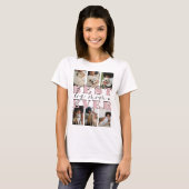 Best Ever Dog | 6 Foto-collage T-shirt (Voorkant volledig)