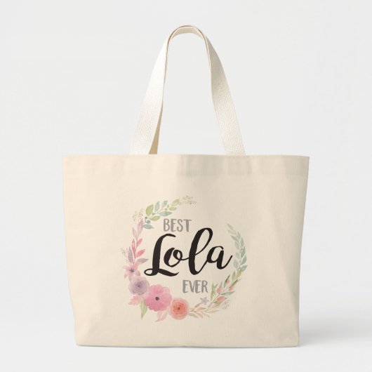 Best Ever Lola Grote Tote Bag (Voorkant)