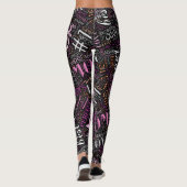Best Ever Ma Word Cloud ID262 Leggings (Achterkant)