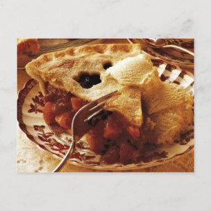 Best Ever Mincemat Peach Pie Recipe Briefkaart