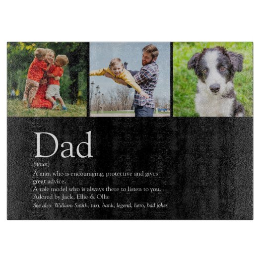 Best Ever Pap Vader Definition Photo Black Snijplank (Voorkant)