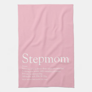 Best Ever Stepmam, Stepmoeder Definition Roze Theedoek